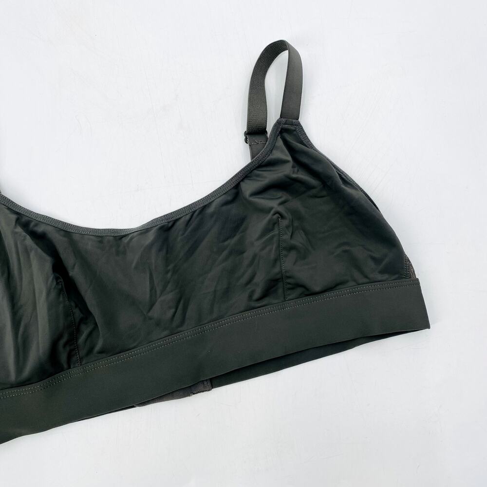 Parade dark gray scoop bra